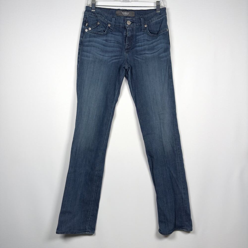 Vintage Rock & Republic Bootcut Low-Mid Rise Embellished Jeans Women's Size 30 - Picture 3 of 10